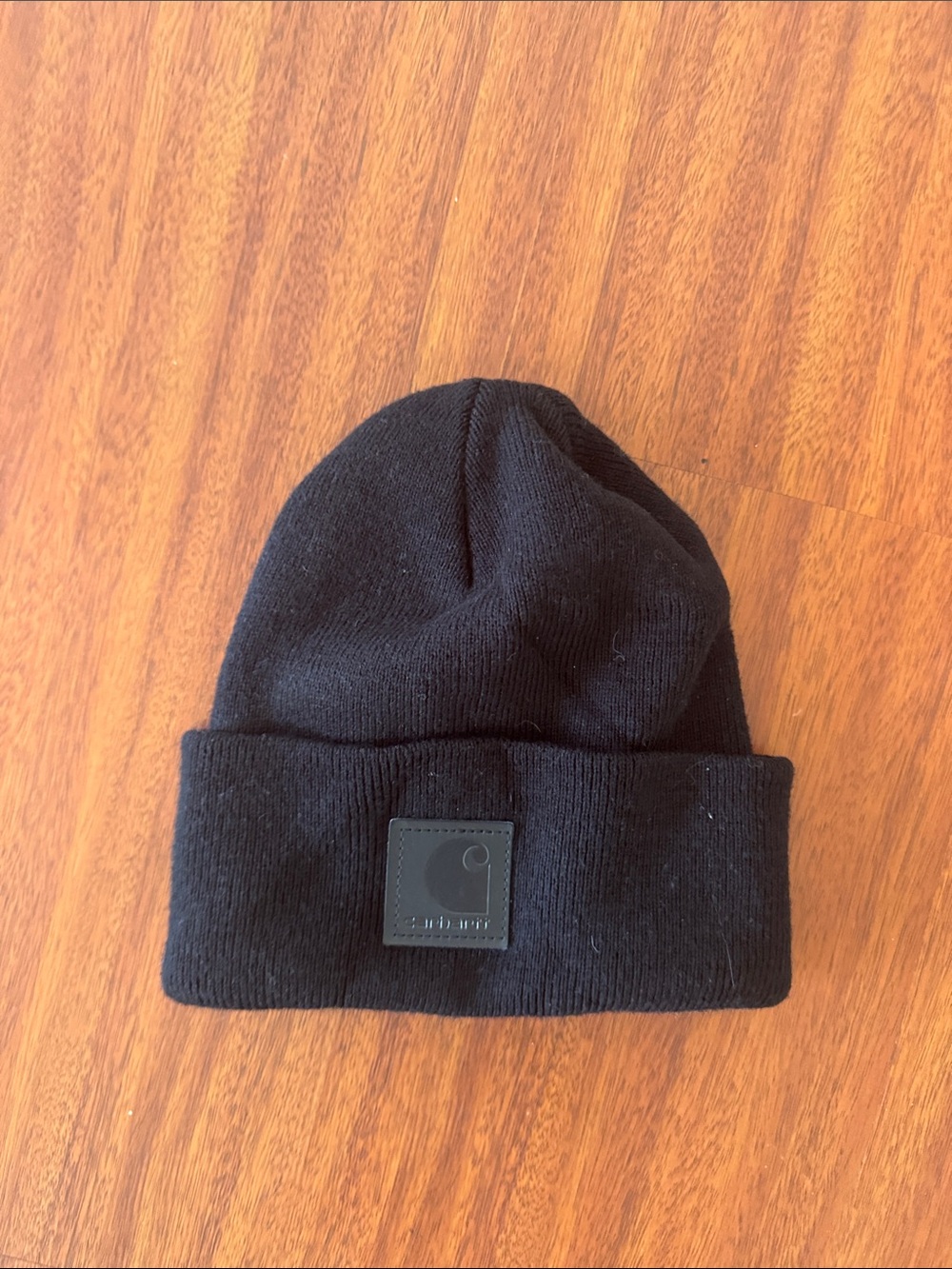 Carhartt Black Cuffed Knit Beanie